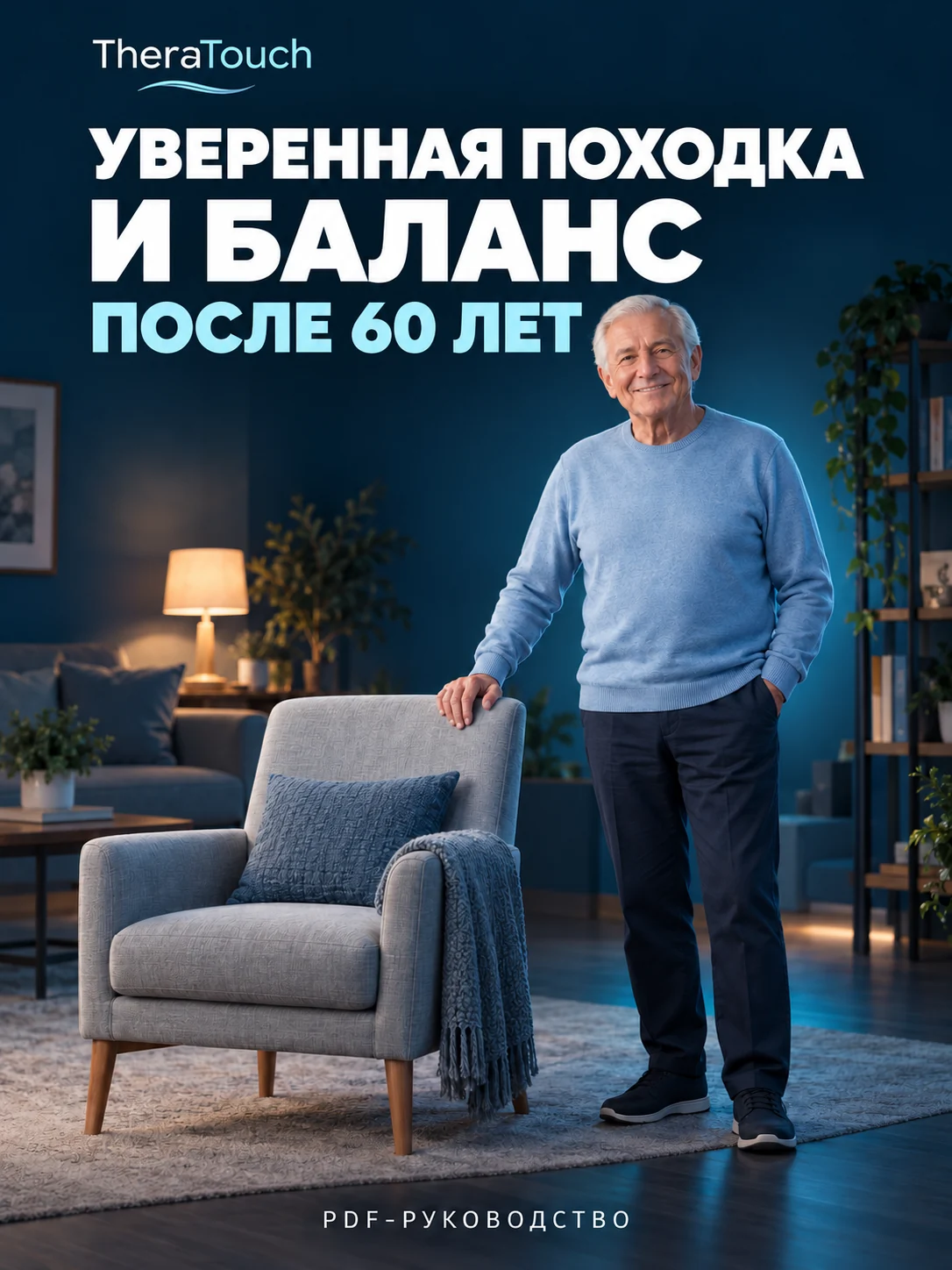 Обложка PDF «Уверенная походка и баланс после 60 лет»