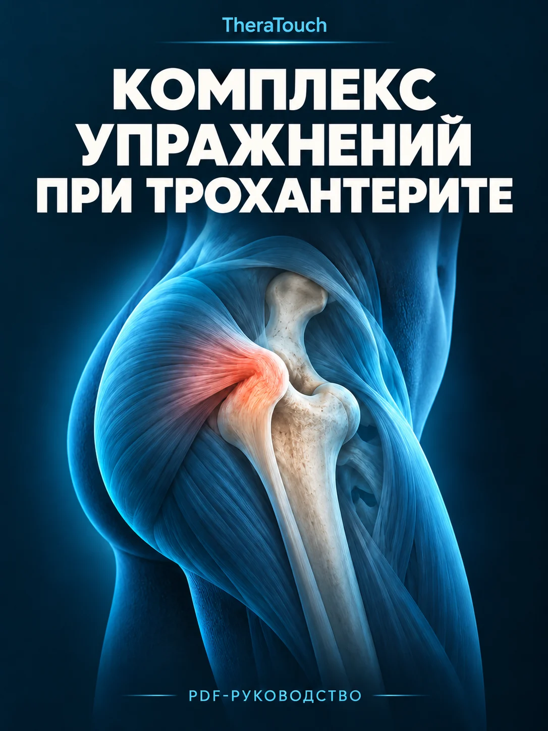 Обложка PDF «Комплекс упражнений при трохантерите»